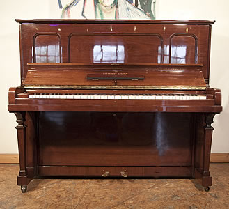 Secondhand, Steinway Model K vertegrand upright grand piano for sale.