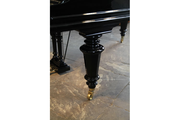 Bechstein facetted, turned piano leg
