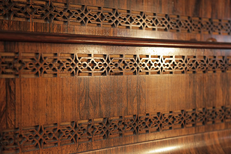 Broadwood fretwork detail on front panel