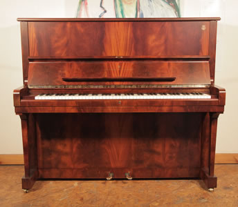 Steinway model K piano for sale.