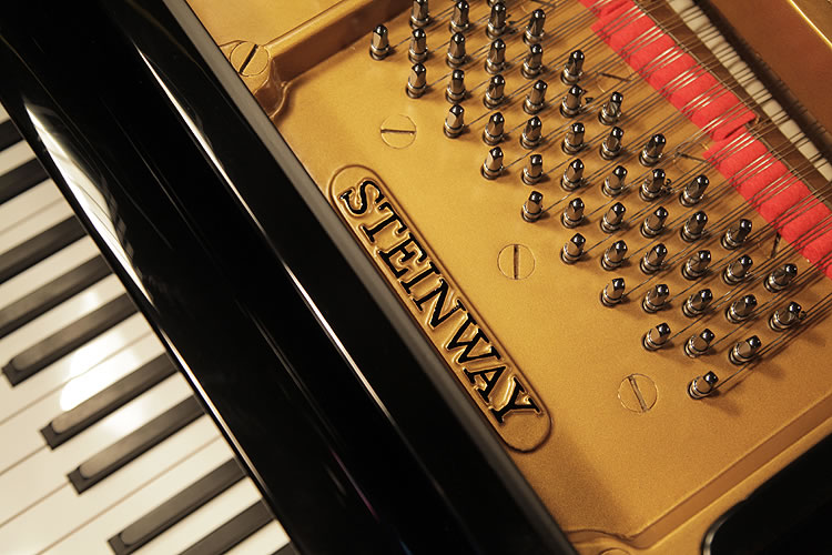 Steinway manufacturers name on frame