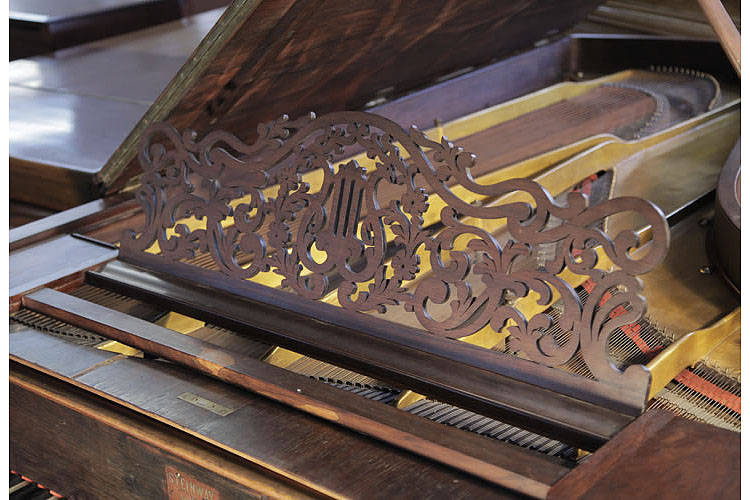 Steinway filigree piano music desk