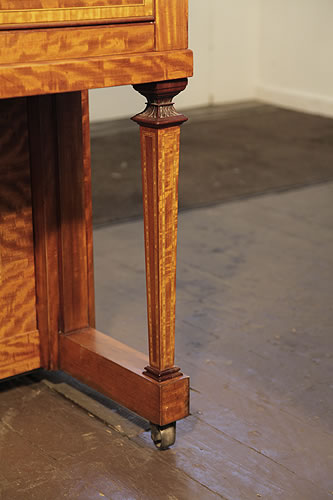 Steinway  inlaid leg  detail