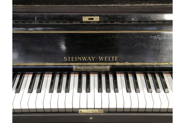 Steinway Welte manufacturers name on fall