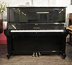 Piano for sale.  A 1994, Yamaha WX7S Upright Piano For Sale with a Black Case and Brass Fittings