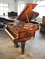 A 1912, Steinway Model A grand piano With an exquisite, rosewood case, cut-out music desk and spade legs