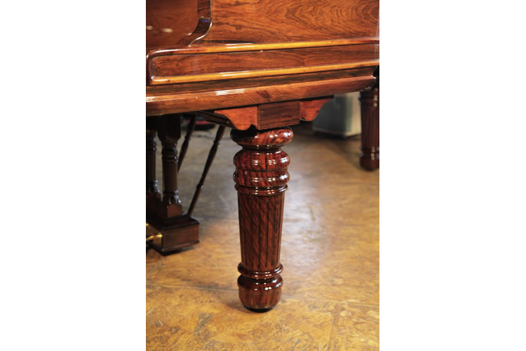 Steinway turned, fluted piano leg