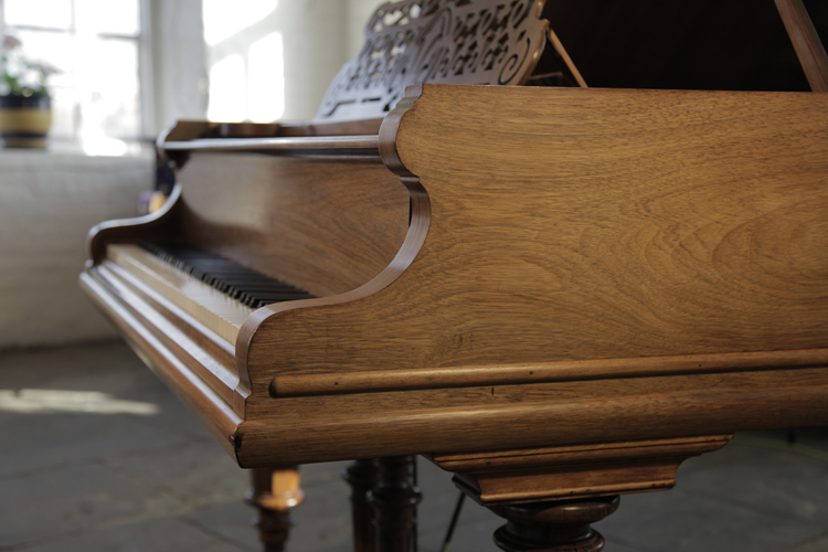 Bechstein piano cheek detail with antique styling