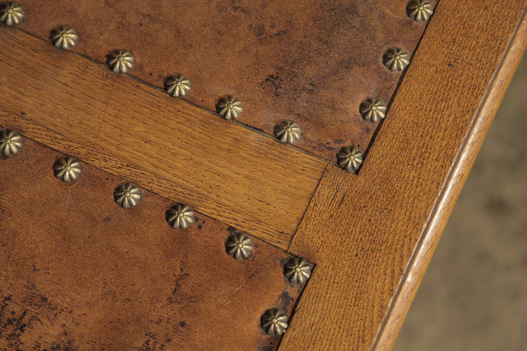 Ibach Ibach piano stool detail showing piano studs in a floral design