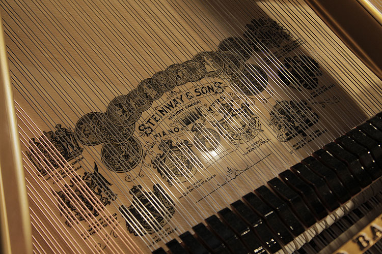 Steinway  decal on frame