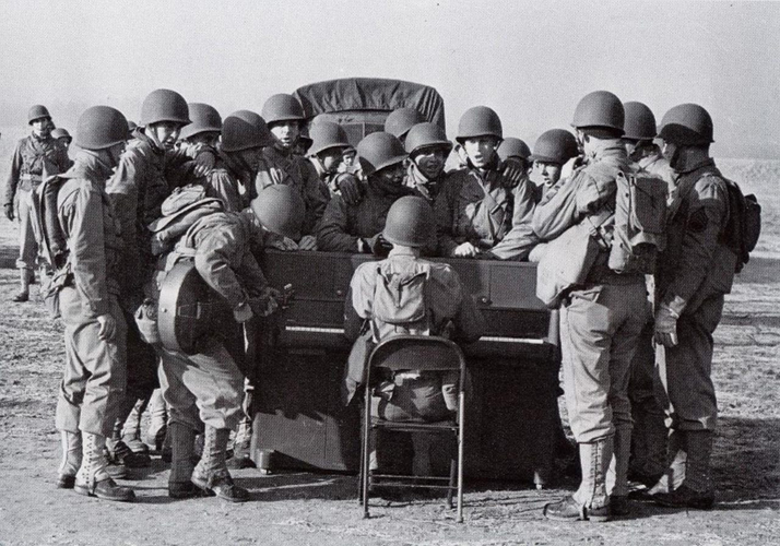 A demonstration by the Special Service Unit in Fort Meade, Maryland, in 1943