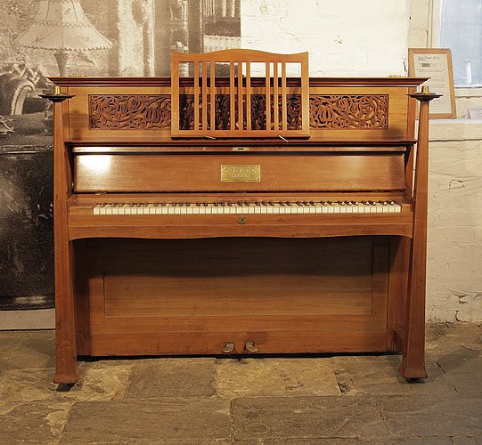 Bechstein  upright piano  designed by Walter Cave