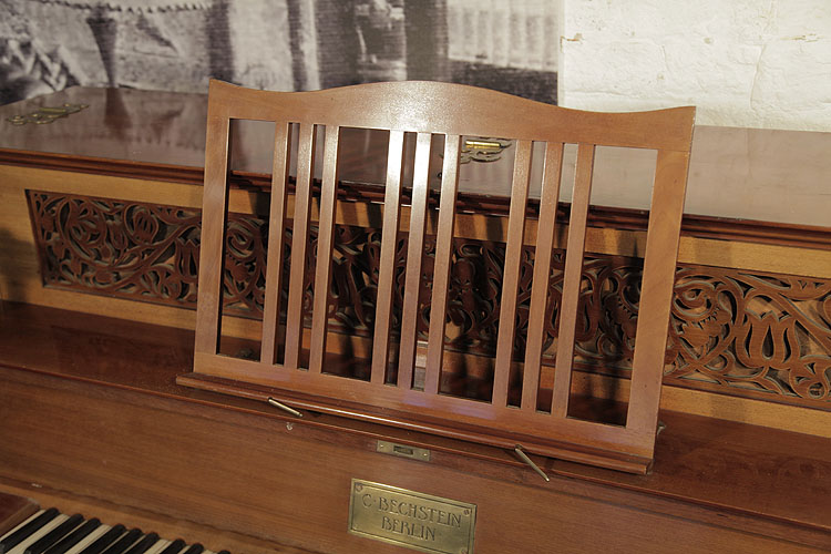 Bechstein  openwork piano music desk.