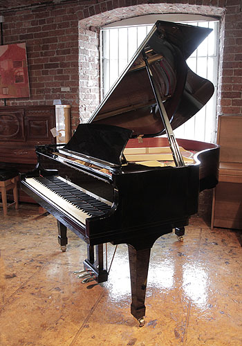 A 1997, Boston GP163 II grand piano for sale with a black case and polyester finish.