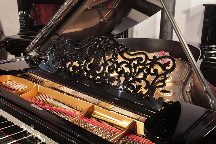 Steinway Model A piano music desk in an arabesque design. We are looking for Steinway pianos any age or condition.