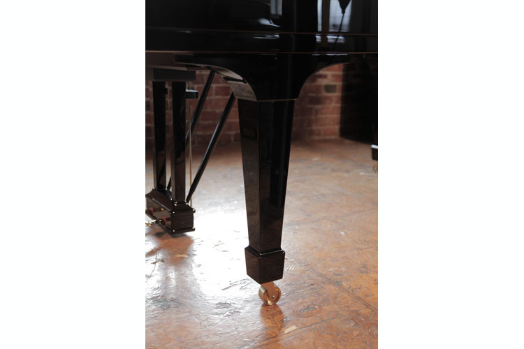 Steinway Model O spade piano leg