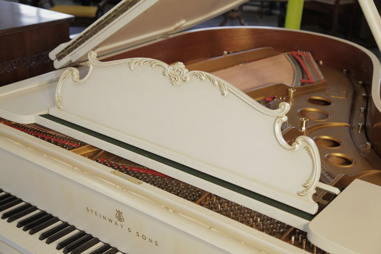 Steinway  Model O  piano  music desk . We are looking for Steinway pianos any age or condition.