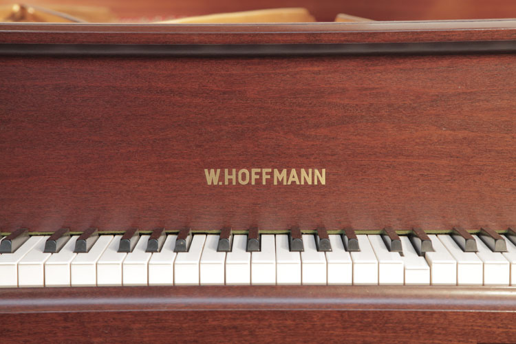 Hoffmann piano manufacturers logo on fall