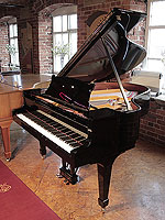 Rebuilt, 1914, Steinway Model O grand piano for sale with a black case and spade legs