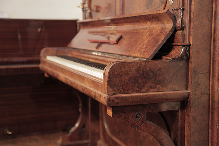 Steinway piano cheek detail