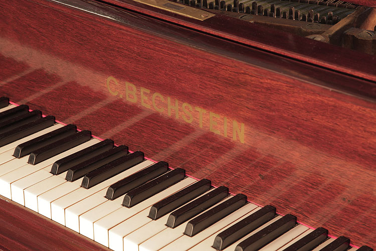 Bechstein Model A Piano manufacturers logo on fall