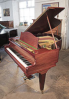 A reconditioned, 1930's, Bechstein Model K grand piano with a polished, mahogany case and square, tapered legs