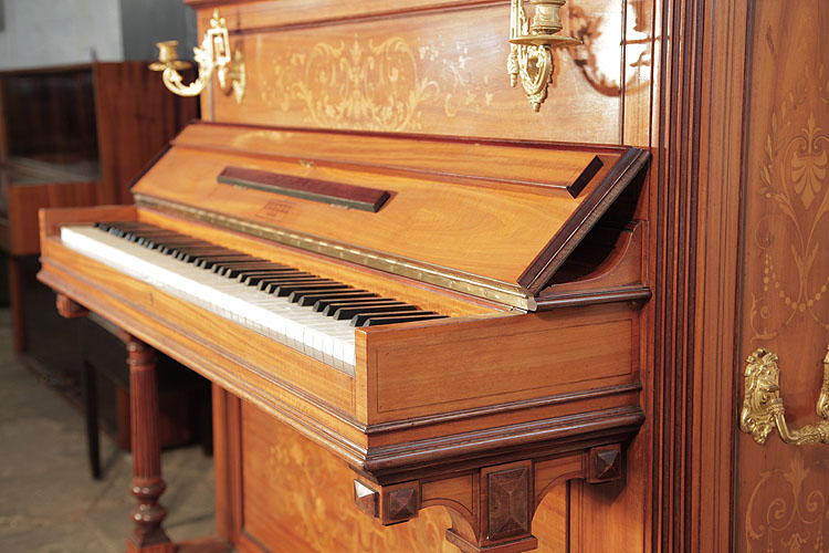 Pleyel  square piano cheek.