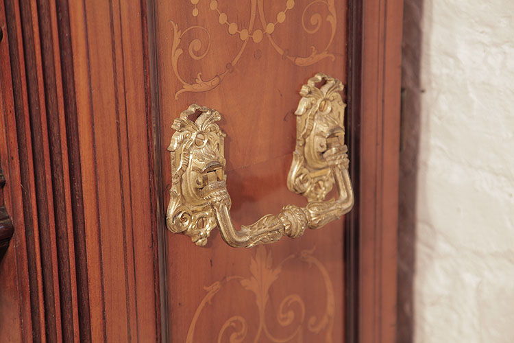 Pleyel ornate brass handles