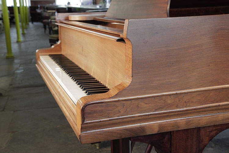 Steinway Model B serpentine piano cheek with double linear case moulding