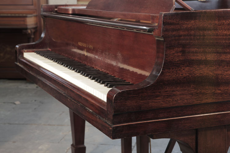 Steinway  model M piano cheek. We are looking for Steinway pianos any age or condition.