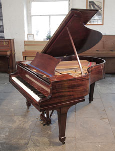 A 1928, Steinway Model M Grand Piano For Sale with a Polished, Mahogany Case and Spade Legs