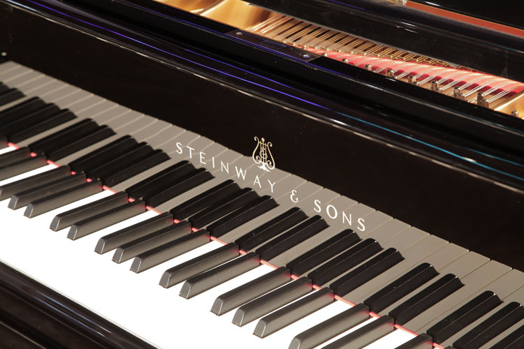 Steinway manufacturers name on fall.