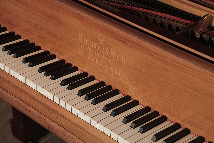 Steinway  Model O manufacturers name on fall. We are looking for Steinway pianos any age or condition.