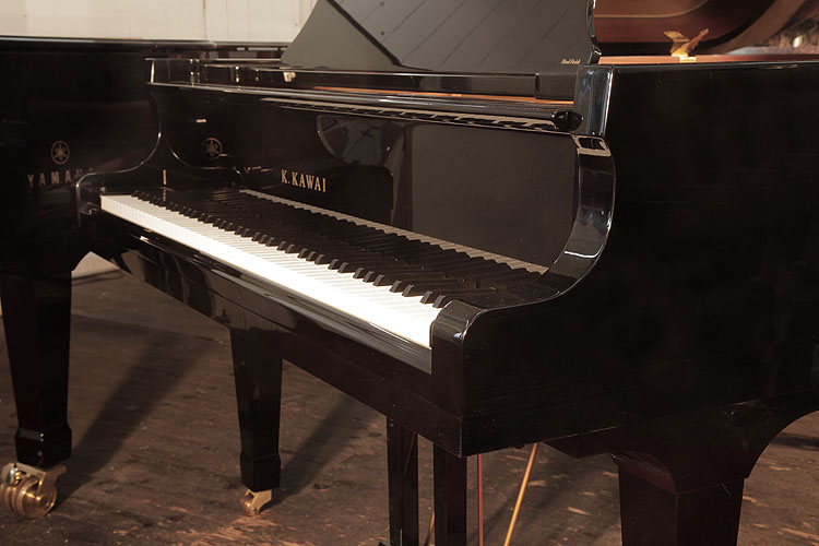 Kawai  RX-5 piano cheek detail