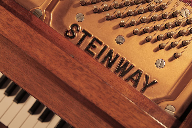 Steinway  Model S manufacturer's name on frame. We are looking for Steinway pianos any age or condition.