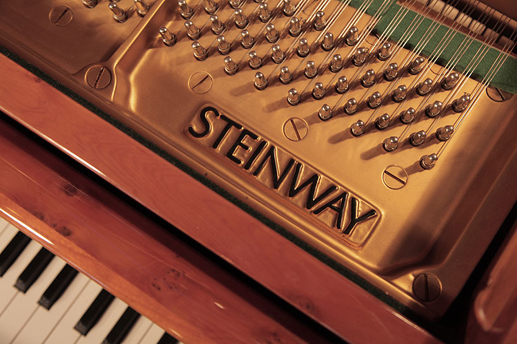 Crown Jewel Collection Steinway  Model S manufacturer's name on frame. We are looking for Steinway pianos any age or condition.
