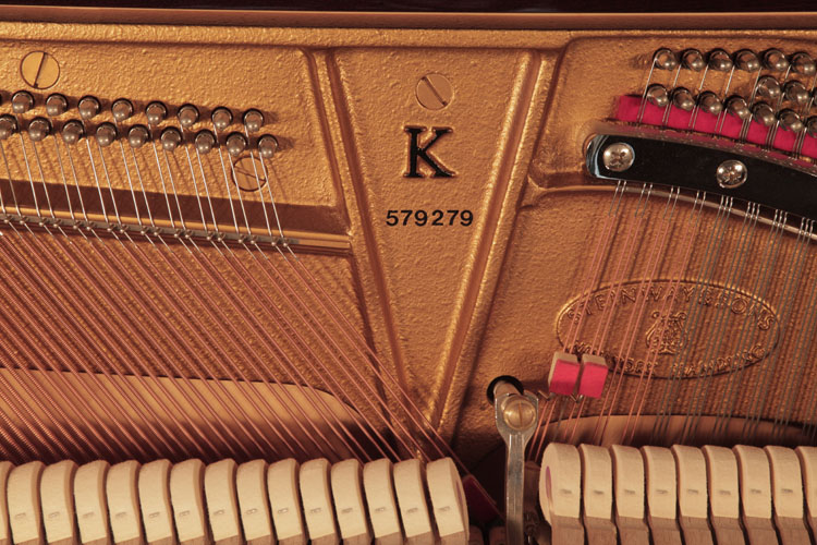 Steinway model K piano serial number