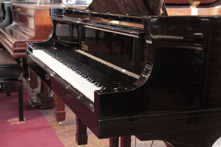 Boston square piano cheek detail