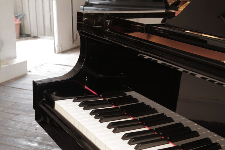 Boston square piano cheek detail
