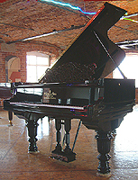 Antique Steinway model C Grand Piano For Sale with a black case