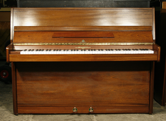 Pre-owned, Broadwood Upright Piano with a Polished, Mahogany Case