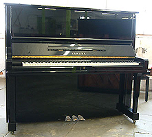 Modern Yamaha U3 Upright Piano For Sale