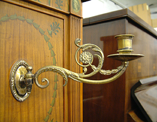Otto piano candlestick Otto upright piano