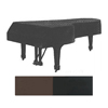 Heavy cotton proofed grand piano cover with bonded protective fleece lining. Ideal for home use. Skirt length is 18 inches. Available in black and tan..