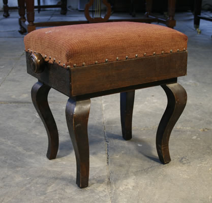 Adjustable Piano Stool with Storage