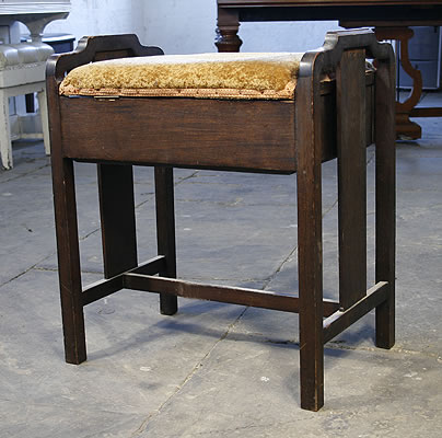 Art-Deco Adjustable Piano Stool
