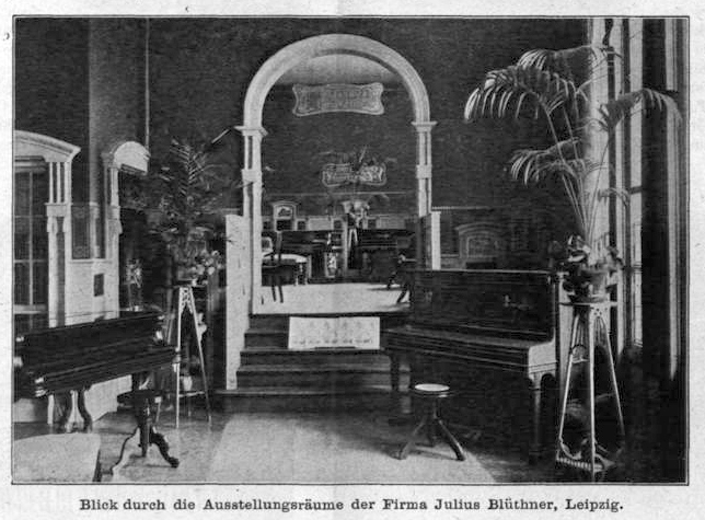 1910年在萊比錫城的博蘭斯勒展廳
