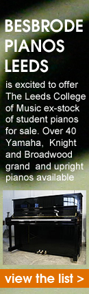 Leeds College of Music is now a Steinway Institution. All the pianos in the Leeds College of Music are from the Steinway family. We are excited to be able to offer the ex-inventory of the Leeds College of Music. We are aiming these pianos at the student market hence competitive pricing. This is an ideal opportunity to get your first piano.
