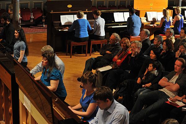 Huddersfield Contemporary Music Festival. Kristoffer Zegers Piano Phasing (UK Premiere) 