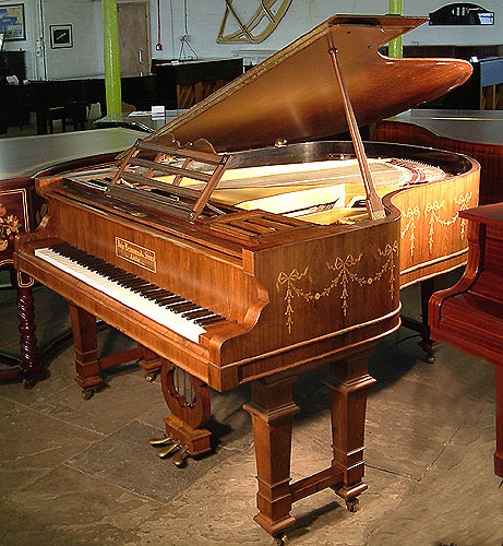 John Brinsmead and Sons Grand Piano with an Adams style case inlaid ...
